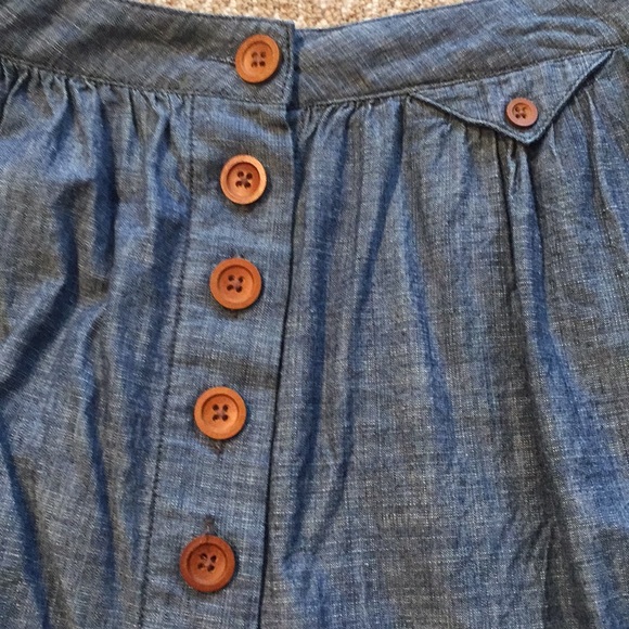 Urban Outfitters BDG Button Front Jean Skirt - Picture 2 of 4